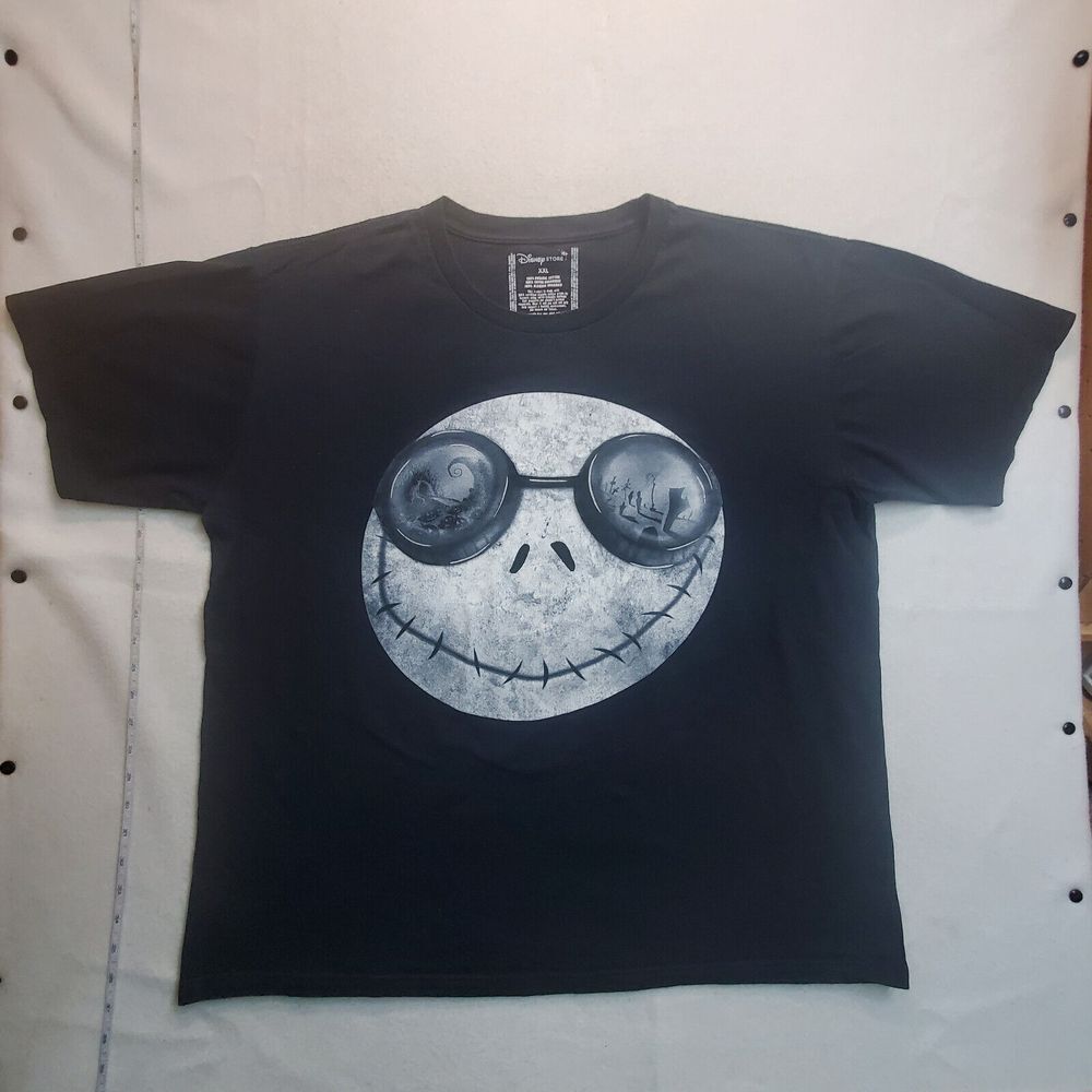 Disney Black The Nightmare Before Christmas Jack Skellington Graphic Tee